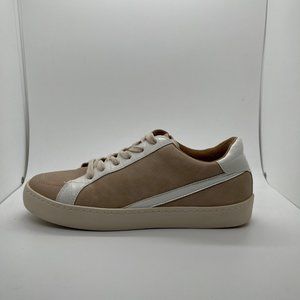 White Raven White Tan Leather Casual Shoes Womens Size 7